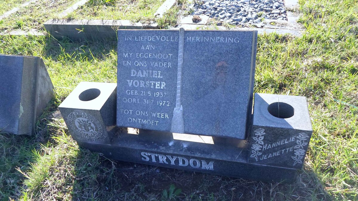 STRYDOM Daniel Vorster 1937-1972 