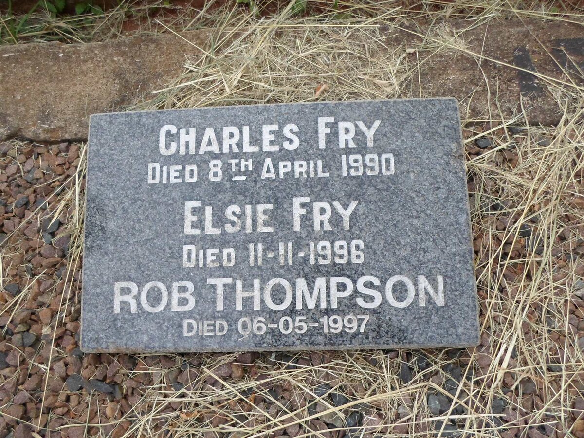 FRY Charles -1990 :: FRY Elsie -1996 :: THOMPSON Rob -1997