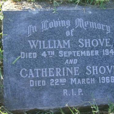 SHOVE William -1949 &amp; Catherine -1966