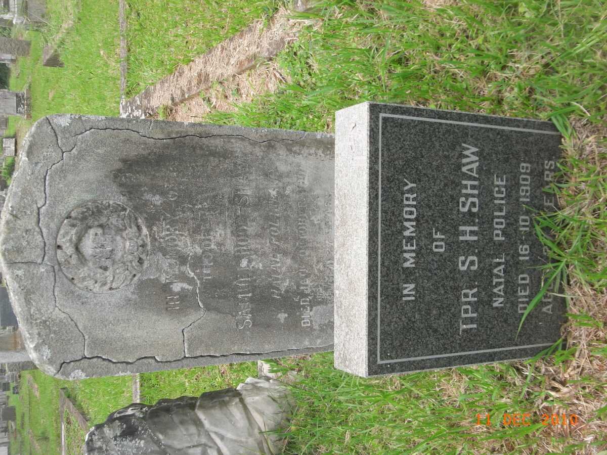 SHAW Samuel Hood  -1909