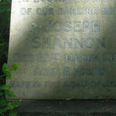 SHANNON Joseph -1963