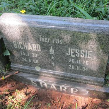 SHARP Richard 1923-1980 &amp; Jessie 1926-1994