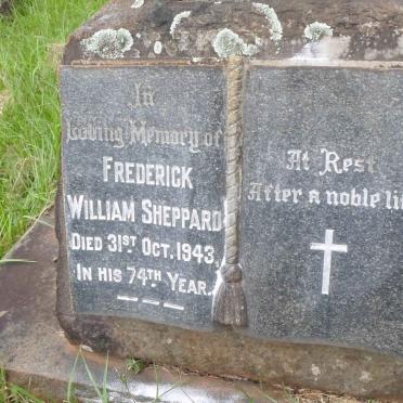 SHEPPARD Frederick William -1943 