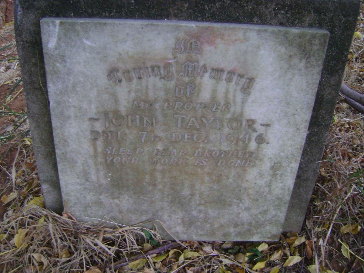 TAYLOR John -1946