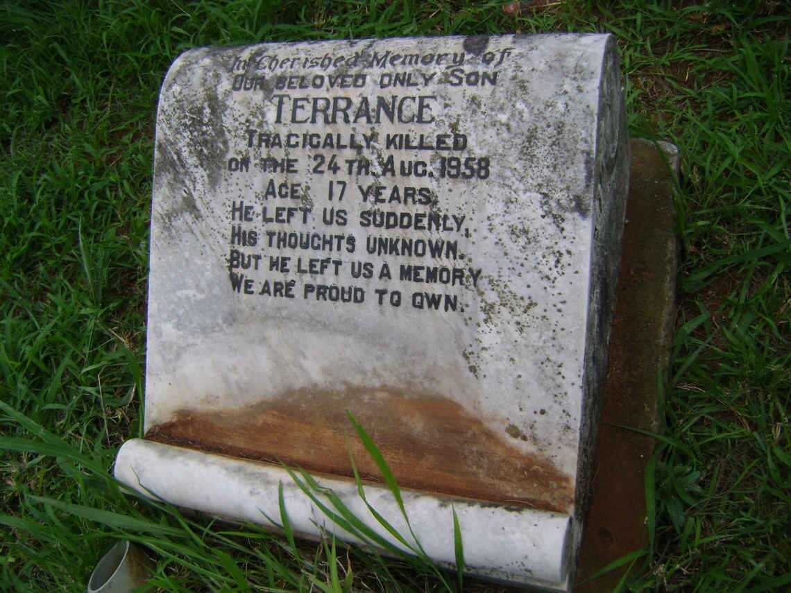 TAYLOR Terrance -1958