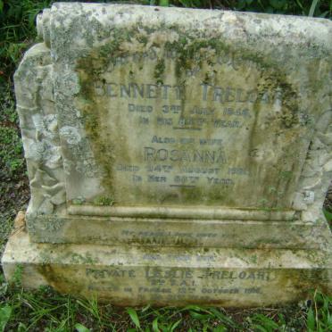 TRELOAR Bennett -1946 &amp; Rosanna 1951 :: TRELOAR Leslie -1916