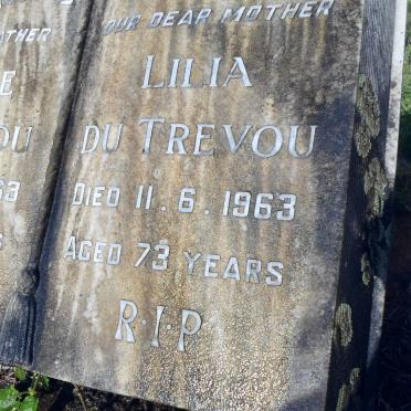 TREVOU Lilia, du -1963