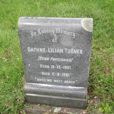 TURNER Daphne Lilian nee PRITCHARD 1921-1961