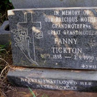 TICKTON Fanny 1898-1990