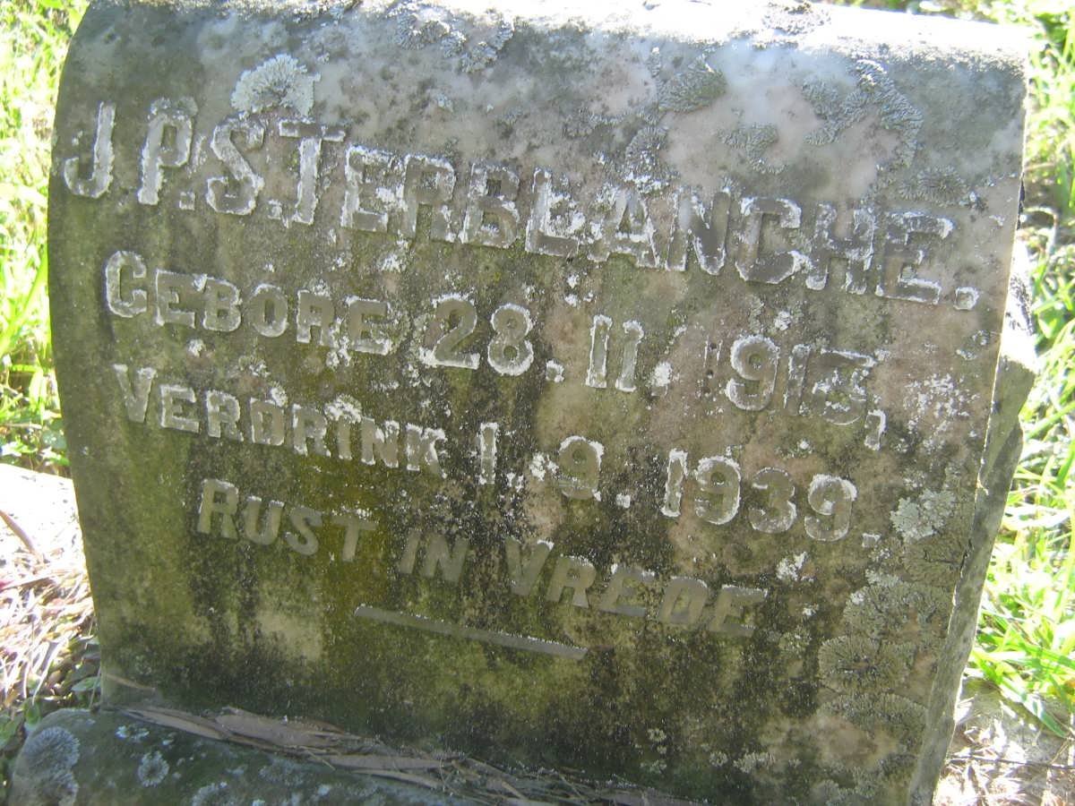 TERBLANCHE J.P.S. 1913-1939