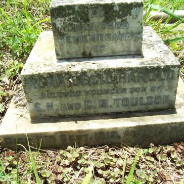 TOULSON Alan Cecil  Harold -1919