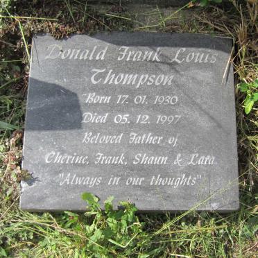 THOMPSON Donald Frank Louis 1930-1997
