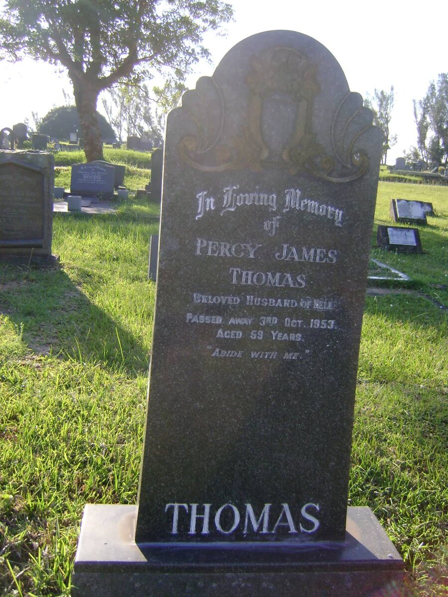 THOMAS Percy James -1953