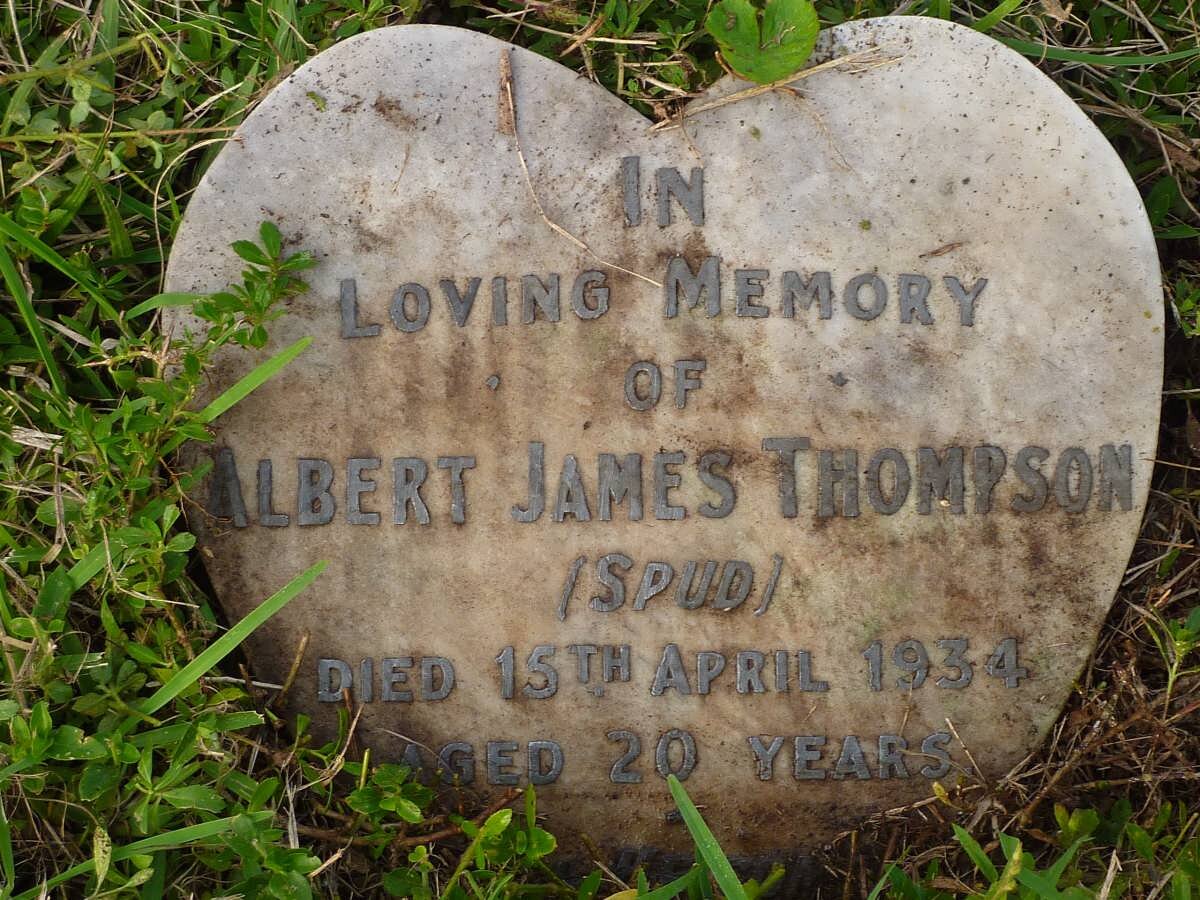THOMPSON Albert James -1934