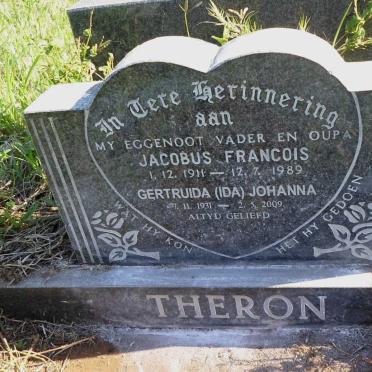 THERON Jacobus Francois 1911-1989 :: THERON Gertruida Johanna 1931-2009