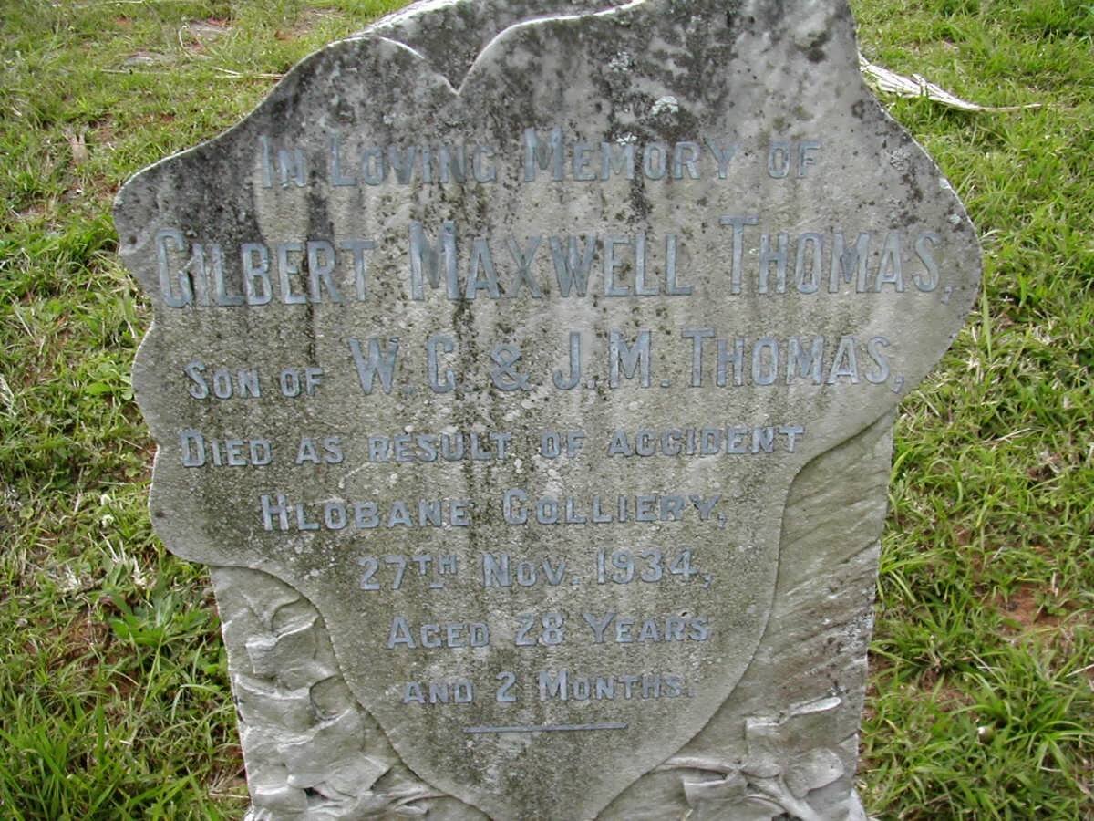 THOMAS Gilbert Maxwell -1934