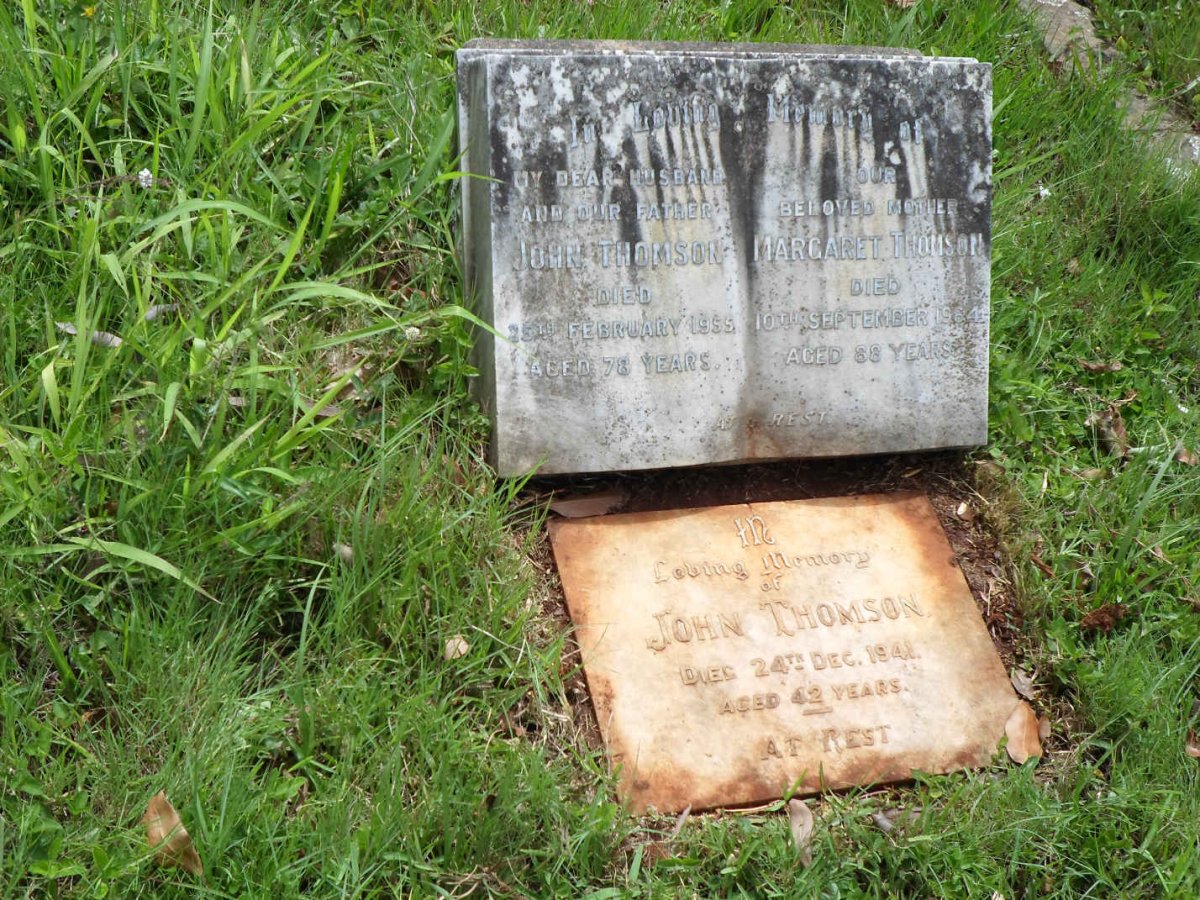 THOMSON John -1955 &amp; Margaret -1964 :: THOMSON John -1941