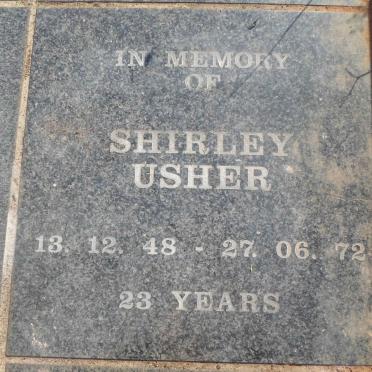USHER Shirley 1948-1972