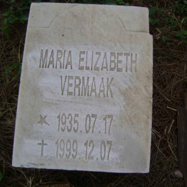 VERMAAK Maria Elizabeth 1935-1999