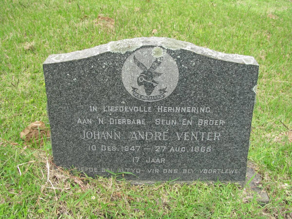VENTER Johann Andre 1947-1965