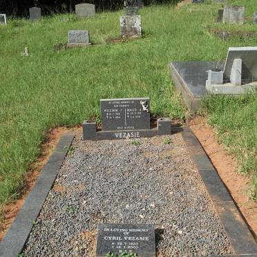 VEZASIE William J. 1904-1964 &amp; Maud A. 1910-1979 :: VEZASIE Cyril 1933-2003