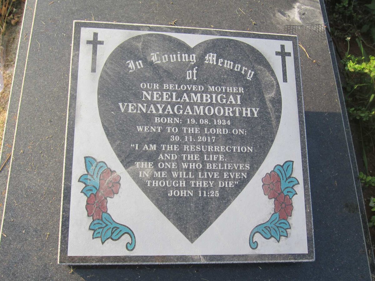 VENAYAGAMOORTHY Neelambigai 1934-2017