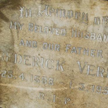 VERRAN Frederick 1888-1959