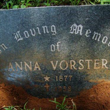 VORSTER Anna 1877-1958