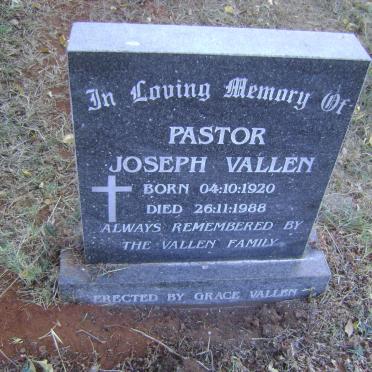 VALLEN Joseph 1920-1988