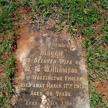 WILLIAMSON Maggie -1913