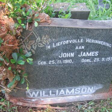 WILLIAMSON John James 1910-1970