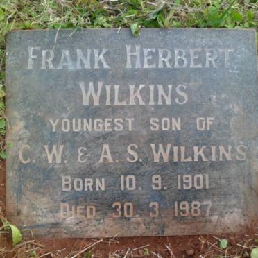 WILKINS Frank Herbert 1901-1987