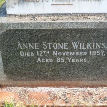 WILKINS Charles William -1934 &amp; Anne Stone -1957 :: WILSON Charles Craig Innes -1962