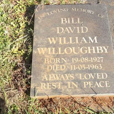 WILLOUGHBY David William 1927-1963