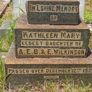 WILKINSON Kathleen Mary -1921