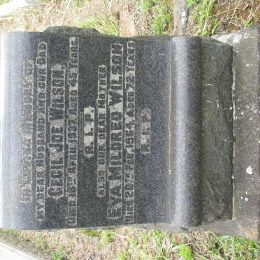 WILSON Cecil Joe -1937 &amp; Eva Mildred -1964