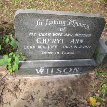 WILSON Cheryl Ann 1955-1977