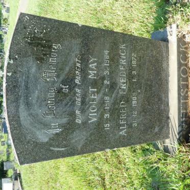 WITTSTOCK Alfred Frederick 1905-1972 &amp; Violet May 1918-1964