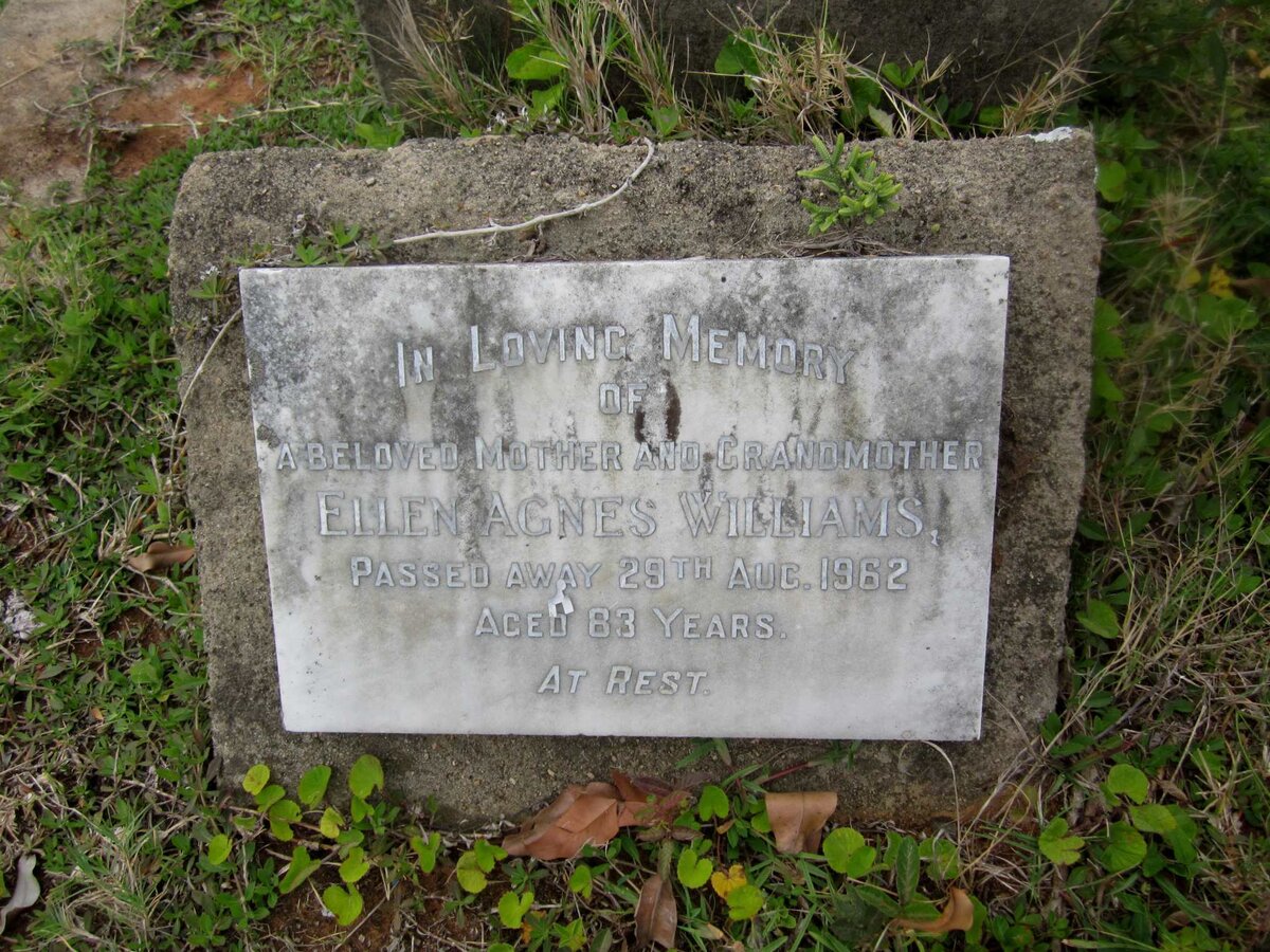 WILLIAMS Ellen Agnes -1962