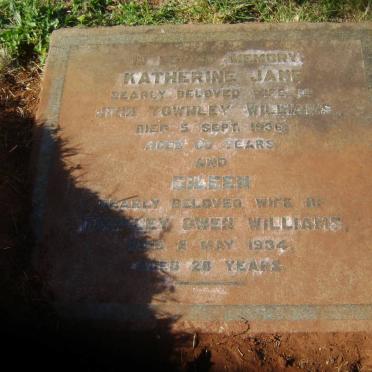 WILLIAMS Katherine Jane -1936 :: WILLIAMS Eileen -1924