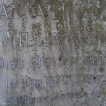 WILLIAMSON James -1949 &amp; Hannah Knaggs -1967