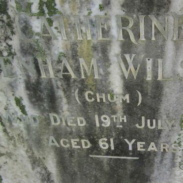 WILSON Catherine Denham -1945