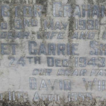 WILSON David -1955 &amp; Margaret Carrie Sherriff -1943 :: WILSON Victor Graham -1931