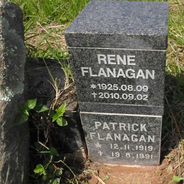 FLANAGAN Patrick 1919-1991 :: FLANAGAN Rene 1925-2010