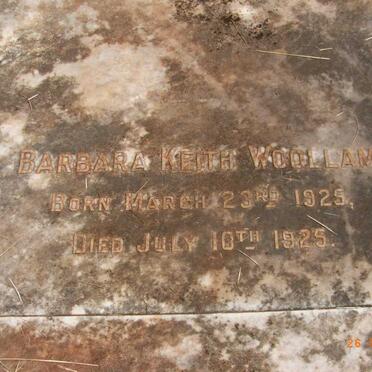 WOOLLAM Barbara Keith -1925 :: WOOLLAM Francis James -1934 :: WOOLLAM David Arthon 1926-1927