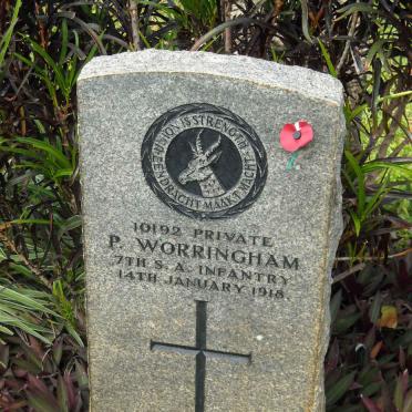 WORRINGHAM P. -1918