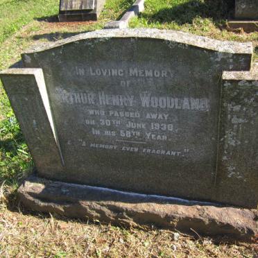 WOODLAND Arthur Henry -1938