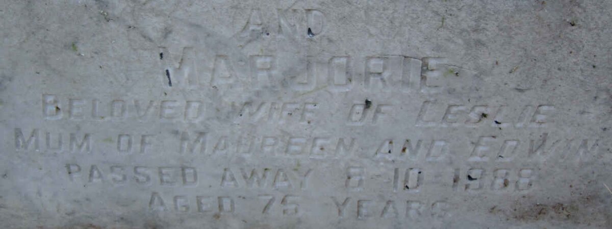 WOOLRIDGE Majorie -1988