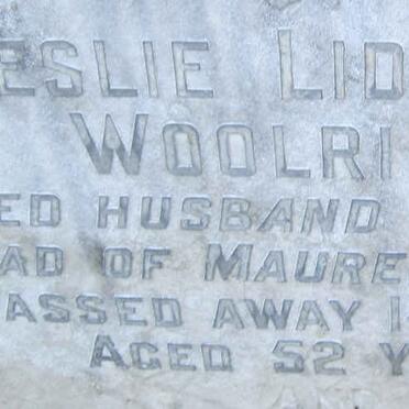 WOOLRIDGE Leslie Lidstone -1962