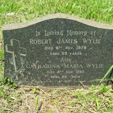 WYLIE Robert James -1928 &amp; Catharina Maria -1962